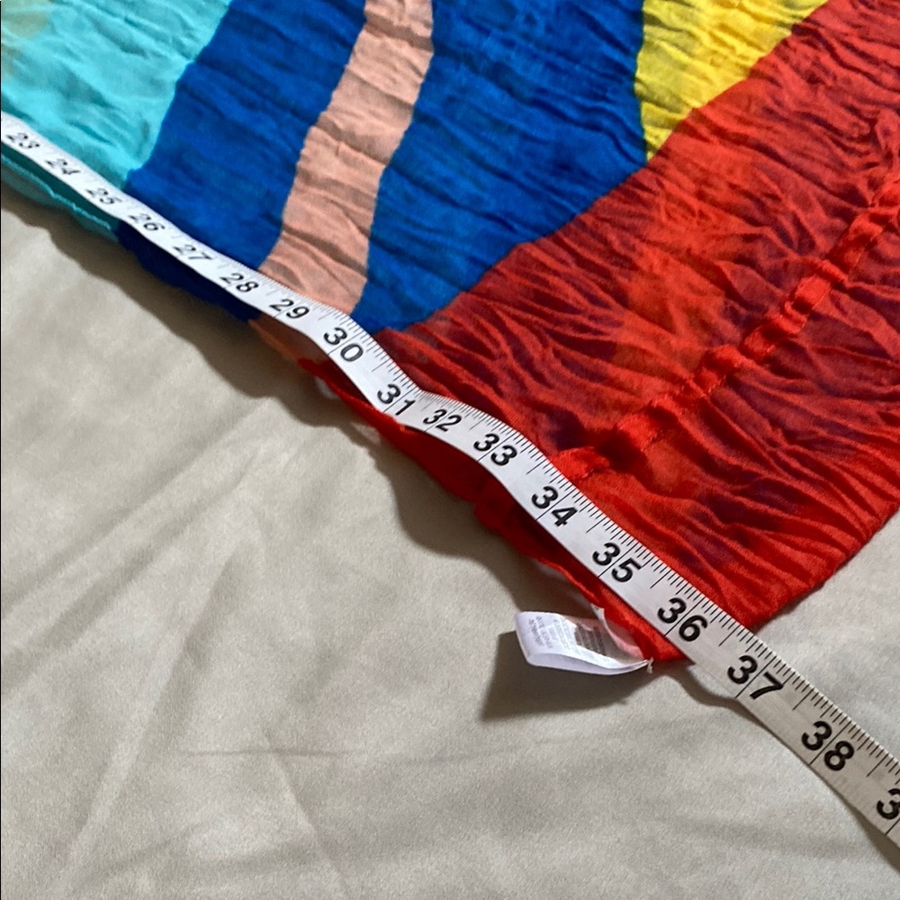 Colorful Chevron Pattern Closed Scarf - Picture 7 of 9